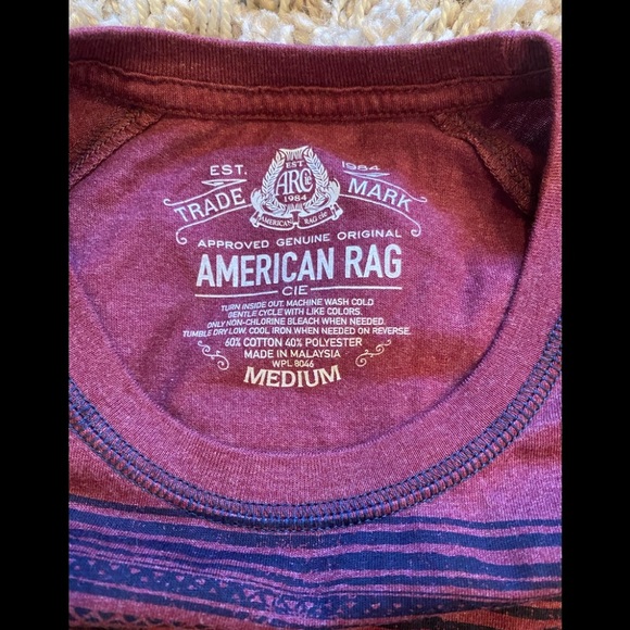 AMERICAN RAG mens shirt / size M - Picture 7 of 7
